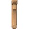 Ekena Millwork Westlake Arts and Crafts Smooth Bracket w/ Offset Brace, Western Red Cedar, 5 1/2"W x 16"D x 28"H BKT0604X16X28WTL03SWR - alternate 4